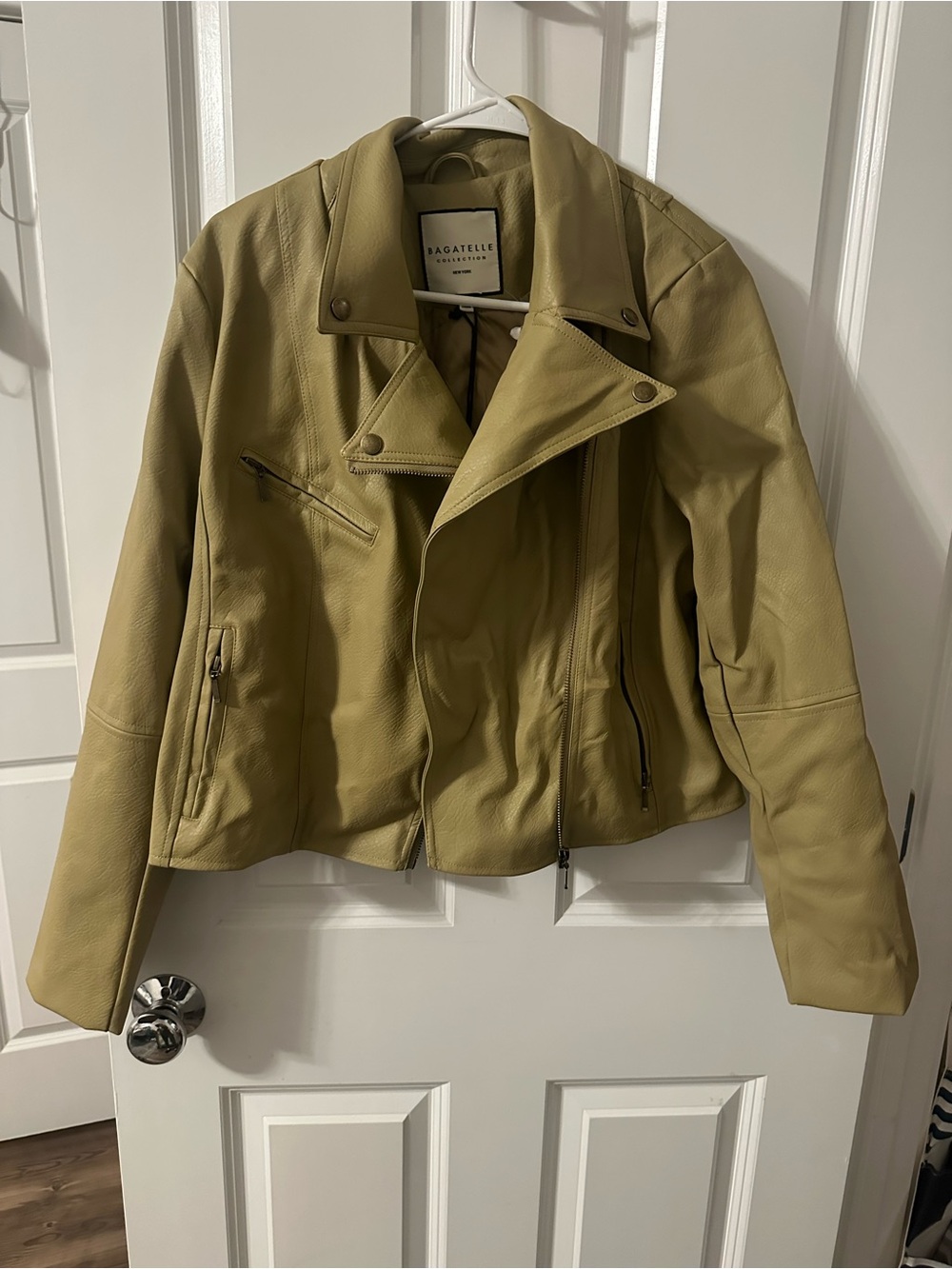 Bagatelle Faux Leather Moto Jacket